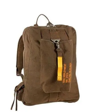 Rothco Vintage Canvas Flight Bag – 21L Ryggsäck - Bestseller