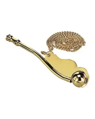 Rothco Båtsmansvisselpipa Guldfärgad - Utrustning