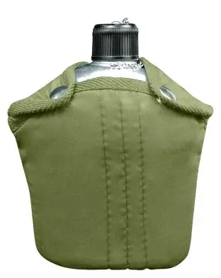 Rothco Aluminium Vattenflaska m. Etui - Fält Flaskor