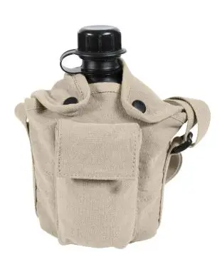 Rothco Vintage Canvas bärväska för kantin Khaki - Fält Flaskor