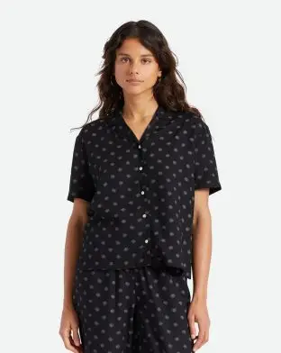 Brixton Bunker Daisy Dot S/S WVN - Skjortor