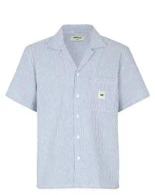 Caterpillar Short Sleeves Stripes Shirt - Skjortor
