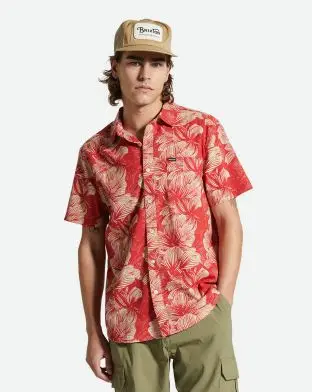 Brixton Charter Print S/S WVN - Skjortor